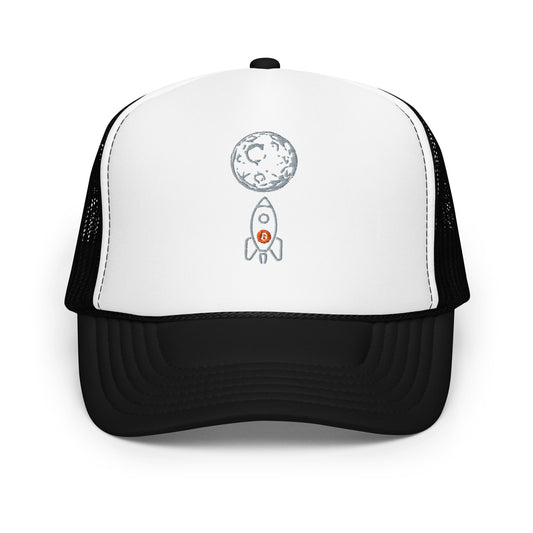 'To the moon' Foam trucker hat