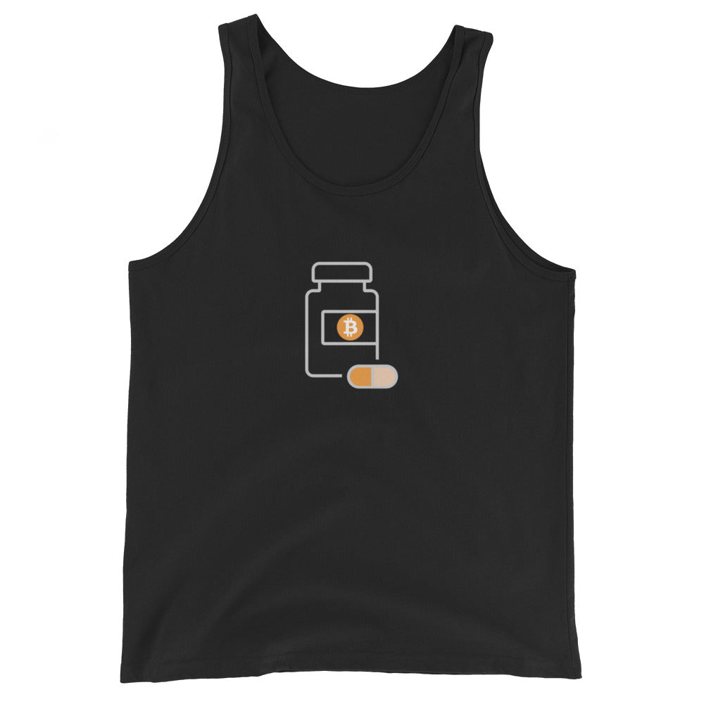 Men's 'Orange Pill' Tank (Dark)